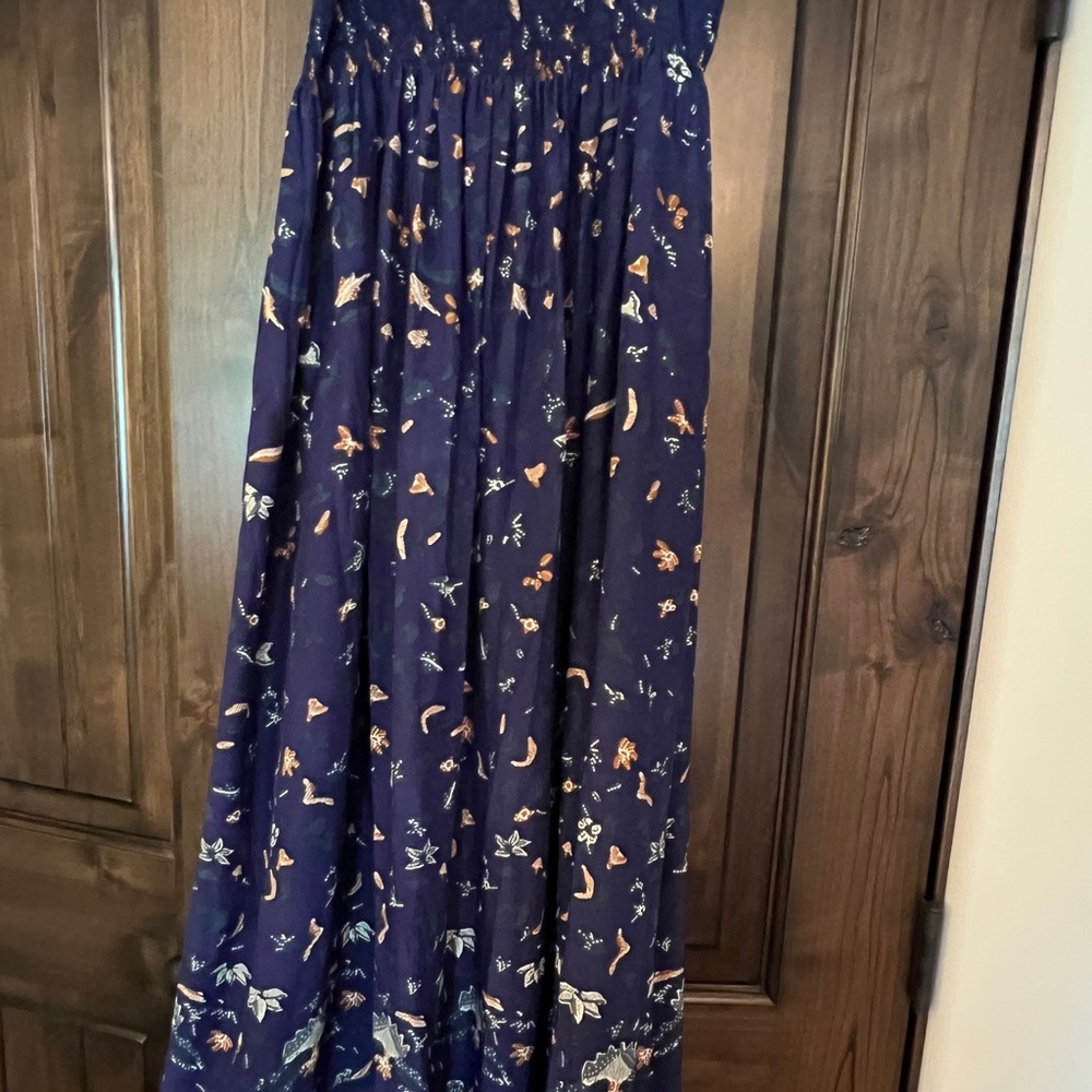 Floral Navy Skirt